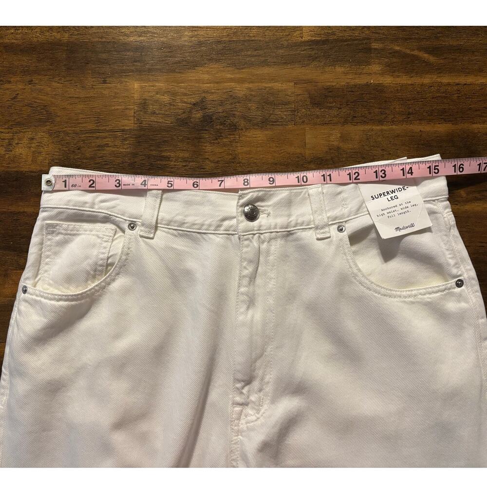 Madewell White Wide-Leg Jeans - Picture 10 of 16